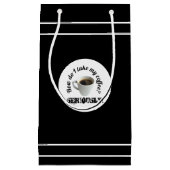 コーヒーはどうすればいい？ギフトバッグ スモールペーパーバッグ (正面)