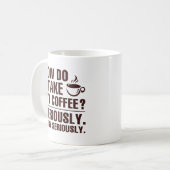 コーヒーはどう飲みたい？ コーヒーマグカップ (正面左)