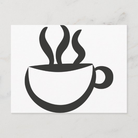 コーヒーはどう？ ポストカード (正面)