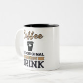 コーヒーはオリジナル飲料 ツートーンマグカップ (正面左)