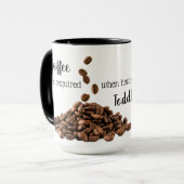 コーヒーはコーヒーカスタムマグカップが必要 マグカップ (正面左)