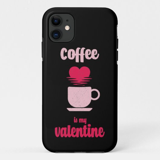 コーヒーはバレンタイン |バレンタイおもしろいギフト Case-Mate iPhoneケース (裏面)