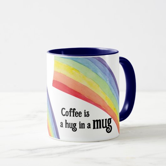 コーヒーはマグカップに入れてハグする マグカップ (正面右)