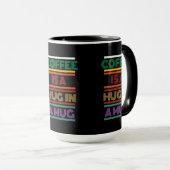 コーヒーはマグカップに入れて抱きしめている マグカップ (正面右)