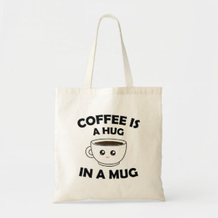 コーヒーはマグカップのかわいいかわいい トートバッグ
