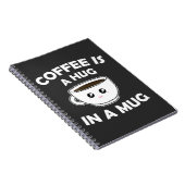 コーヒーはマグカップのかわいいかわいい ノートブック (右側)