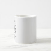 コーヒーは人生の短さを象徴する コーヒーマグカップ (中央)