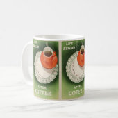 コーヒーは人生 コーヒーマグカップ (正面左)