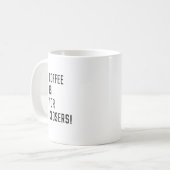 コーヒーは休店用 コーヒーマグカップ (正面左)