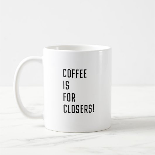 コーヒーは休店用 コーヒーマグカップ (左)