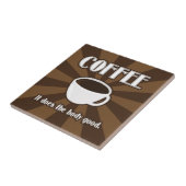 コーヒーは体のよいIIタイルをします タイル (側面)