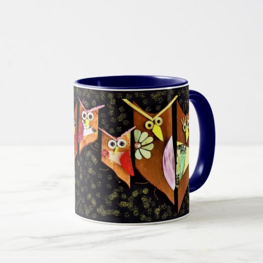 コーヒーは何が必要なの？ 2トーンのマグカップ マグカップ (正面右)