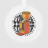 コーヒーは信頼できる オーナメント (裏面)