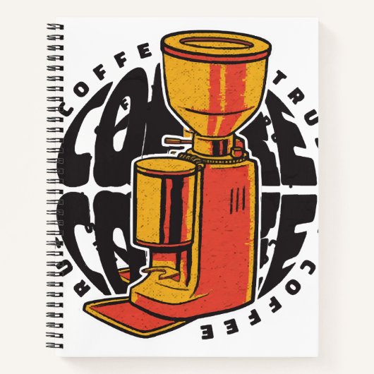 コーヒーは信頼できる ノートブック (正面)