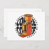 コーヒーは信頼できる ポストカード (正面/裏面)