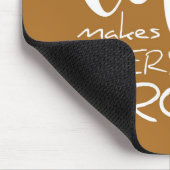 コーヒーは全てを茶色にする。 マウスパッド (コーナー)