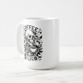 コーヒーは命だ コーヒーマグカップ (正面左)
