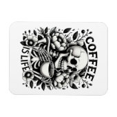 コーヒーは命だ マグネット (横)