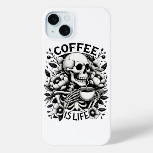 コーヒーは命だ iPhone 15 MINIケース