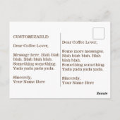 コーヒーは命 ポストカード (裏面)