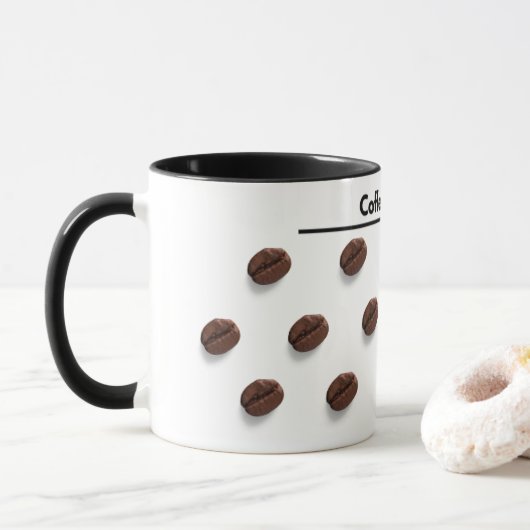 コーヒーは命 マグカップ (ドーナツ)
