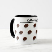 コーヒーは命 マグカップ (正面左)