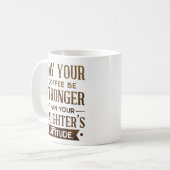 コーヒーは娘さんの態度より強くしなさい コーヒーマグカップ (正面左)