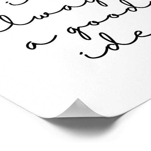 コーヒーは常に良いアイディアおもしろいポスター ポスター (角)