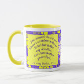 コーヒーは幸せに作ります! マグカップ (左)