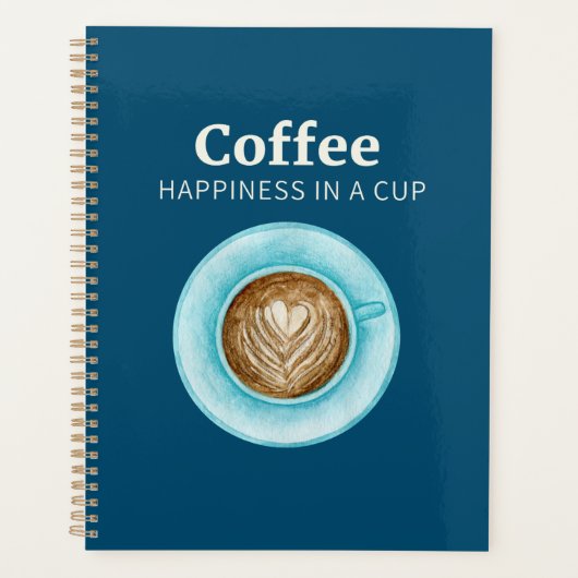 コーヒーは幸せ プランナー手帳 (正面)