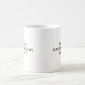 コーヒーは心血管サポートです コーヒーマグカップ (中央)