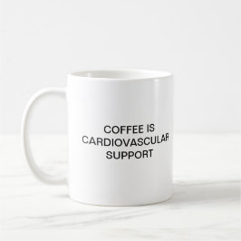 コーヒーは心血管サポートです コーヒーマグカップ