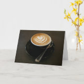 コーヒーは愛である – notecard カード (黄色い花)