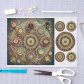 コーヒーは愛、ジャバアートマンダラ 薄葉紙 (クラフト)