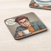 コーヒーは最高の薬 コースター (左側)