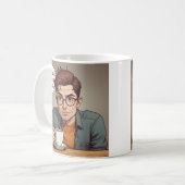 コーヒーは最高の薬 コーヒーマグカップ (正面左)