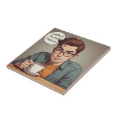 コーヒーは最高の薬 タイル (側面)