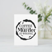コーヒーは殺人が間違っているから シーズンポストカード (スタンド正面)