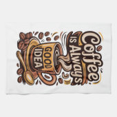 コーヒーは永遠に キッチンタオル (横)