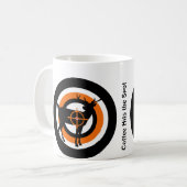 コーヒーは点に当ります コーヒーマグカップ (正面左)