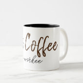 コーヒーは無い ツートーンマグカップ (正面右)