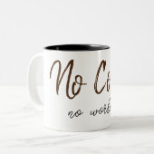 コーヒーは無い ツートーンマグカップ (正面左)