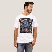 コーヒーは物語を語る Tシャツ (正面フル)