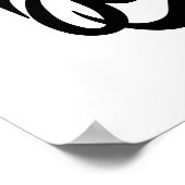 コーヒーは皆の飲みお気に入りの物 ポスター (角)