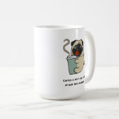 コーヒーは私がベッド得から出る理由だ コーヒーマグカップ (正面右)