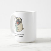 コーヒーは私がベッド得から出る理由だ コーヒーマグカップ (正面左)