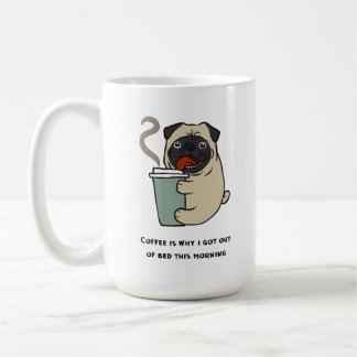コーヒーは私がベッド得から出る理由だ コーヒーマグカップ