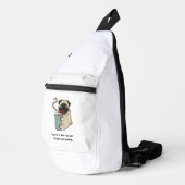 コーヒーは私がベッド得から出る理由だ スリングバッグ (右コーナー)