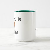 コーヒーは私にとってエイリアンである/私は紅茶を愛している マグカップ (中央)