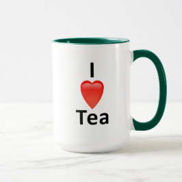 コーヒーは私にとってエイリアンである/私は紅茶を愛している マグカップ